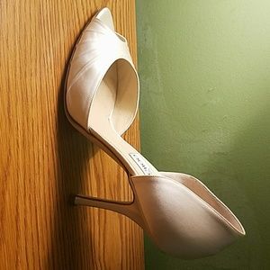 Jimmy Choo Ivory Satin Pumps
